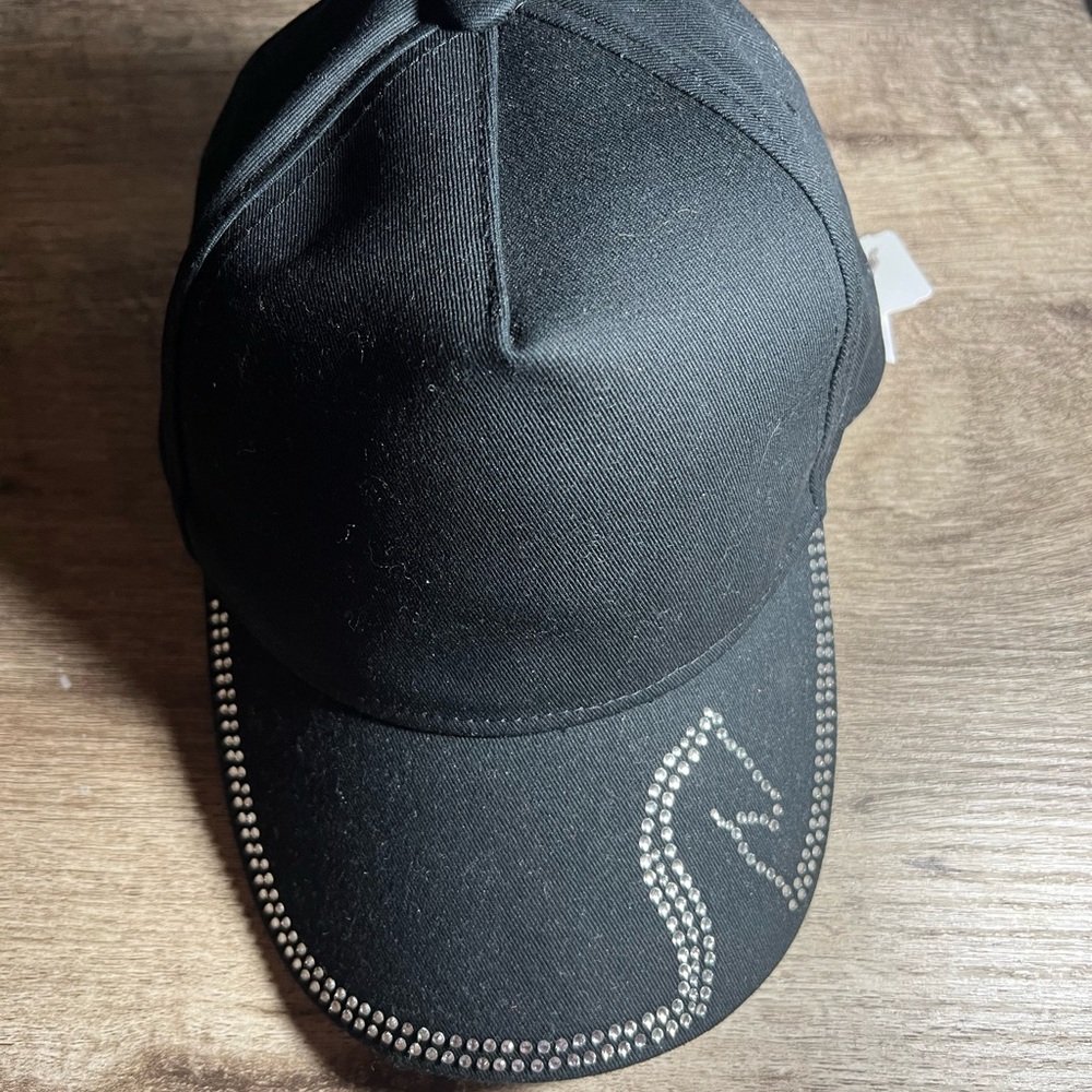 29 Palms black bedazzled hat